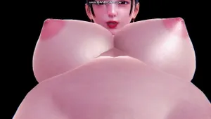 Animation 3D salope gros seins baise hard virtuelle