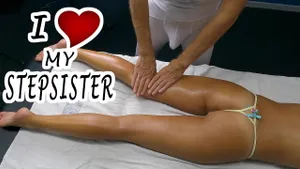 Demi-sœur baisée après massage huilé interdit
