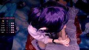 Française suce avec salive style anime ahegao amateur