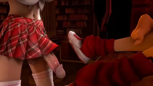 MILF anime blonde suce et branle en 3D hentai